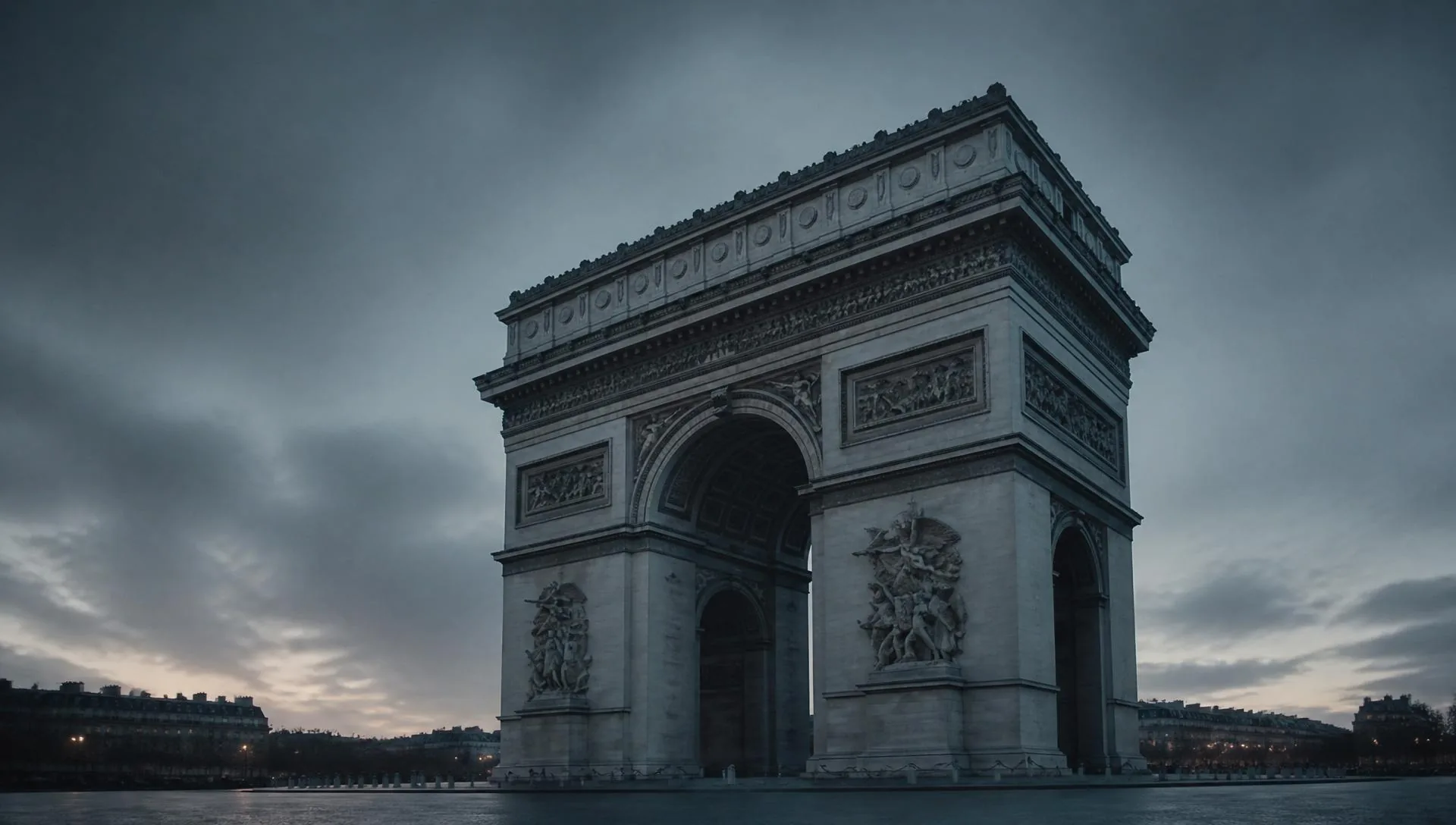 CGPH Banque d’affaires — the Arc de Triomphe at dusk, Paris institutional context